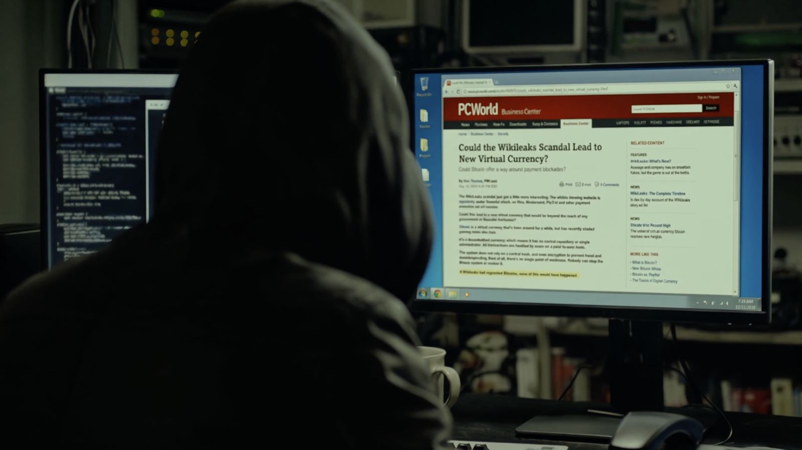 December 2010 — The period is recreated down to the browser.