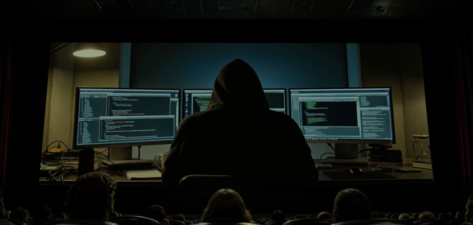 Private Screening · 2026 — The completed film in front of an audience.